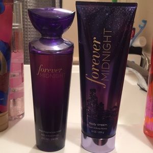 Bath and Body Works spray and body cream